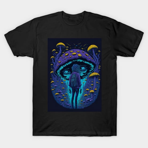 Techno Psy Shirt - Psychedelic Organism - Catsondrugs.com - #psychedelic #psychedelicart #trippy #psytrance #art #psy #trippyart #music #trance #rave #love #psychedelictrance #psyart #digitalart #psytranceworld #trancefamily T-Shirt by catsondrugs.com